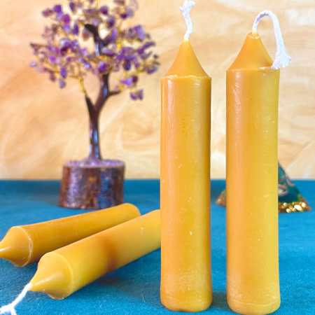 Velas de Cera Miel Natural