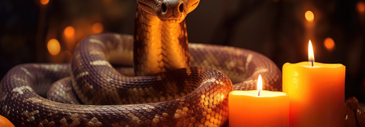 Significado restos de vela con forma de Serpiente