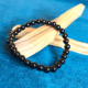 Pulsera Turmalina Negra Ritualizada 6mm Protección Energética