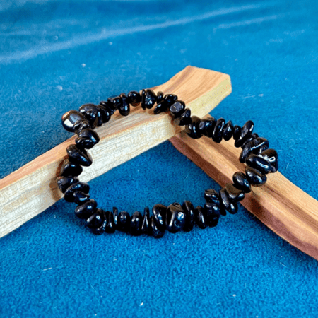 Pulsera Chip Turmalina Negra Ritualizada Protección Energética