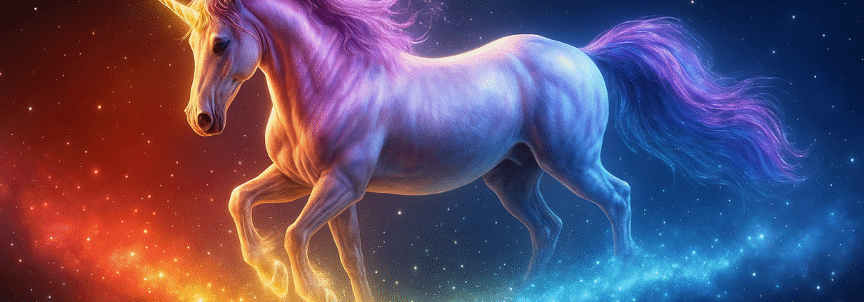 ¿Significado restos de vela con forma de Unicornio?