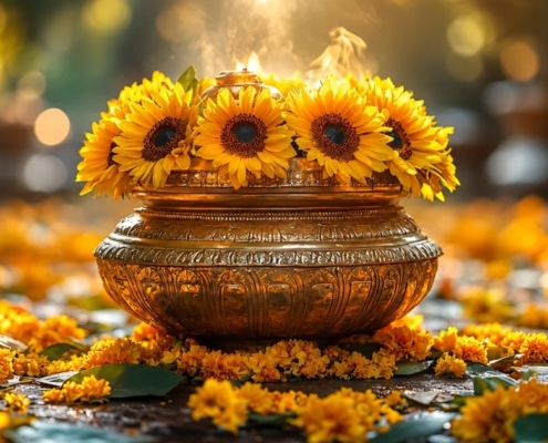 Ritual de buenos días con girasol empezar el día con decisión